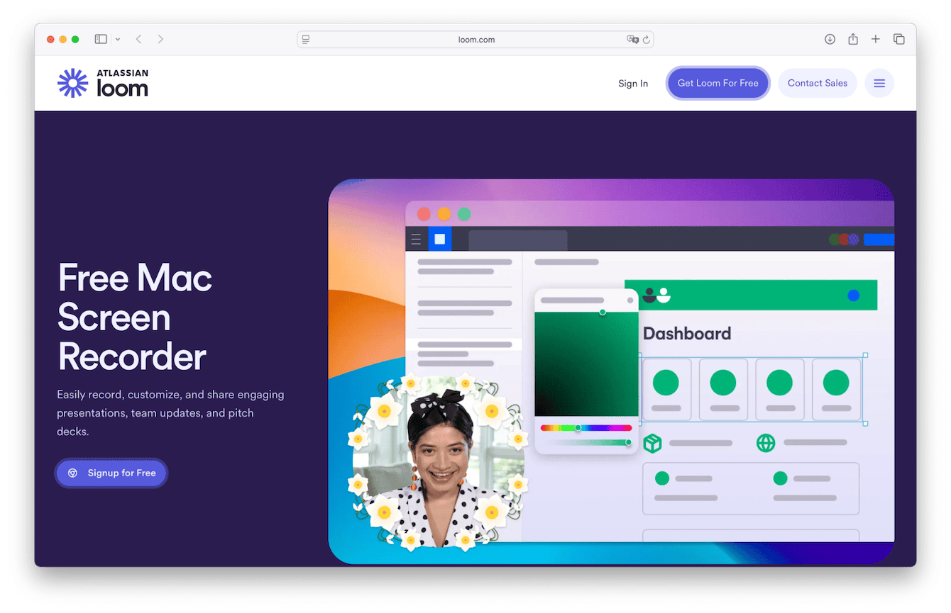 Loom screen recording tool
